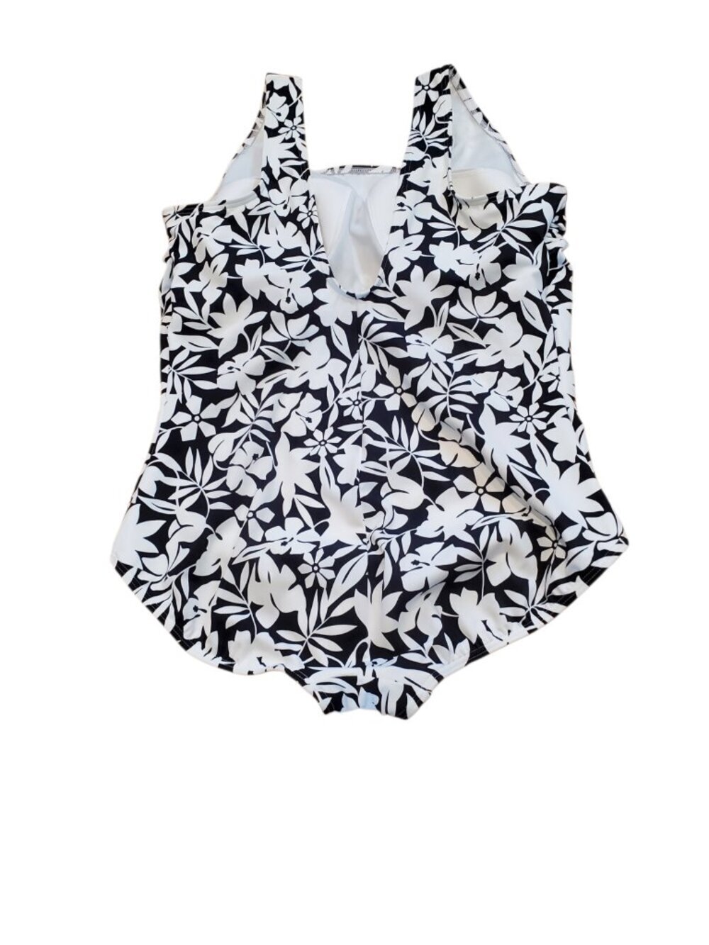 LANDS END 1 Piece Swimsuit Chlorine Resistant Tugless Tank Soft Cup SZ 18W - Picture 6 of 9